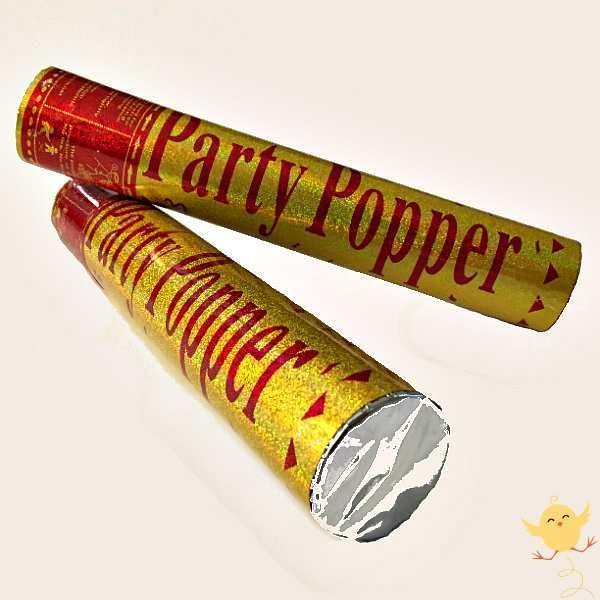 3 Party Poppers