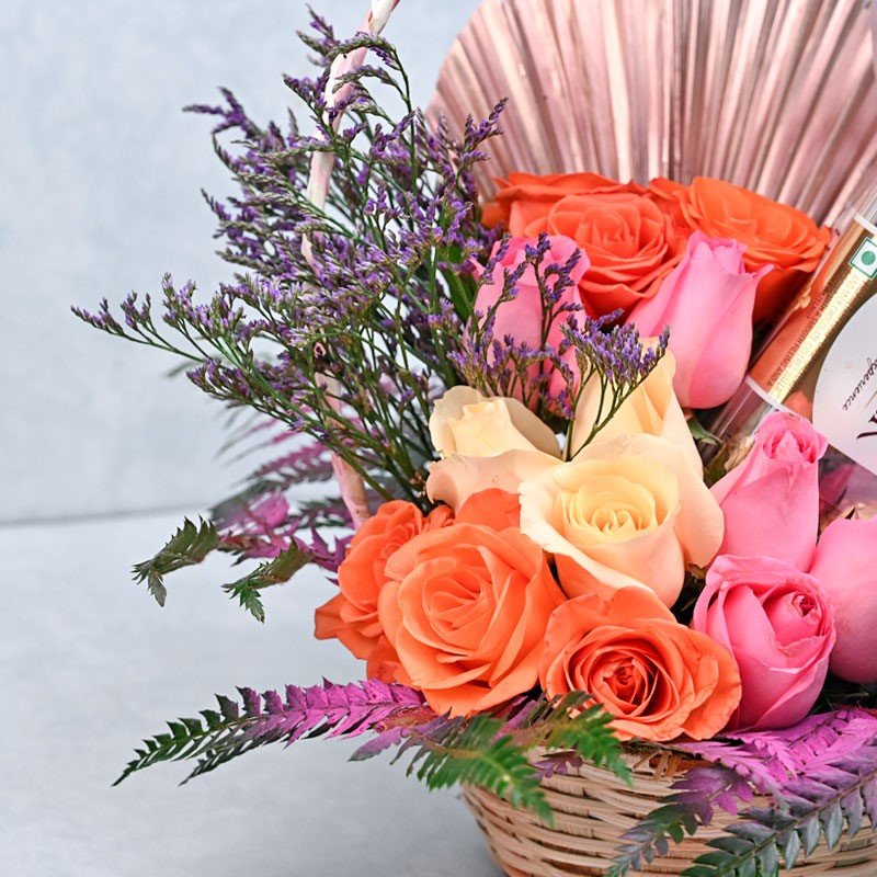 Roses N Chocolate Basket - Image 2