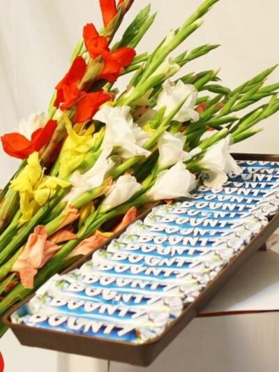 GLADS WITH BOUNTY TRAY