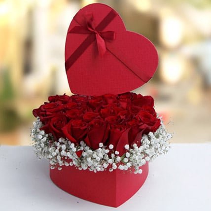 Valentine Heartshape Arrangement